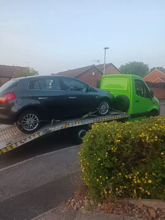 Fiat Bravo on the truck, photo from Amir's review
