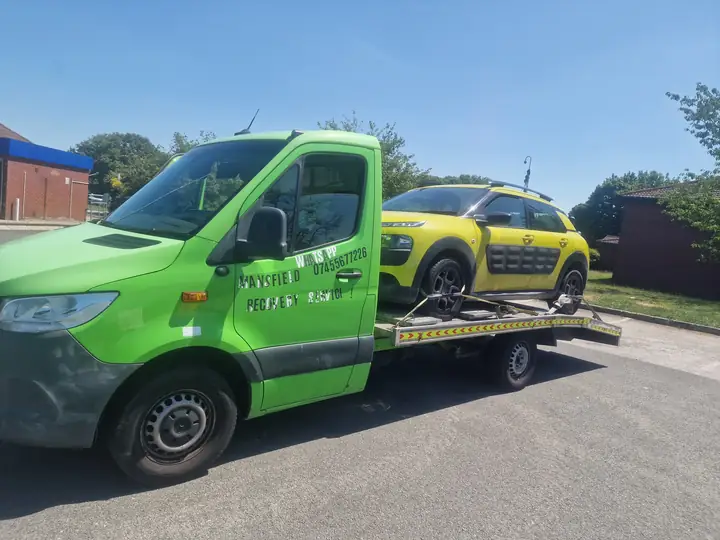 Yellow Citroen C4 Cactus